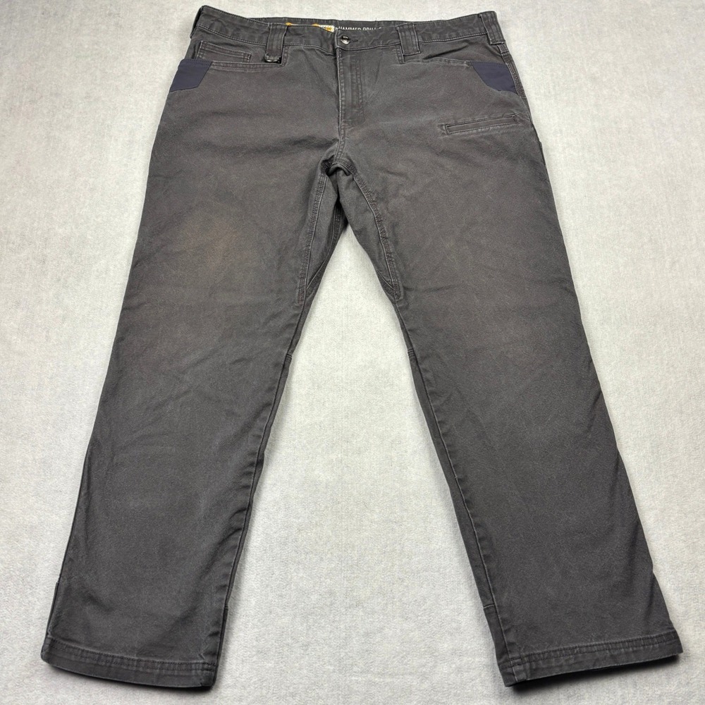 Noble Outfitters Pants Mens 40x32 Charcoal Hammer Drill FullFlexx Canvas Work 40